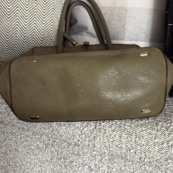 Tory Burch Olive Green Leather Bag - Picture 4 of 10